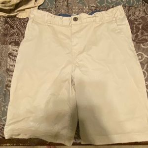 Boys Ralph Lauren flat-front khaki shorts